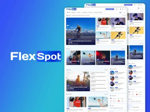 Flexspot blogger template
