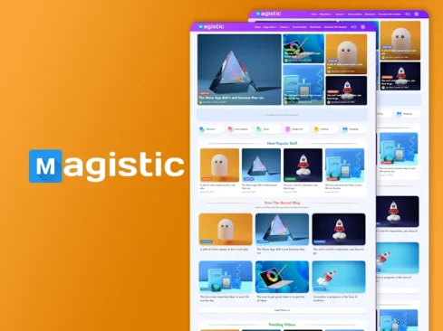 Magistic Blogger Template