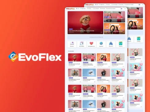 evoflex blogger template logo