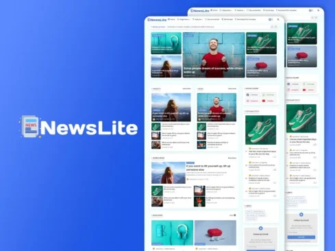 newslite blogger template logo